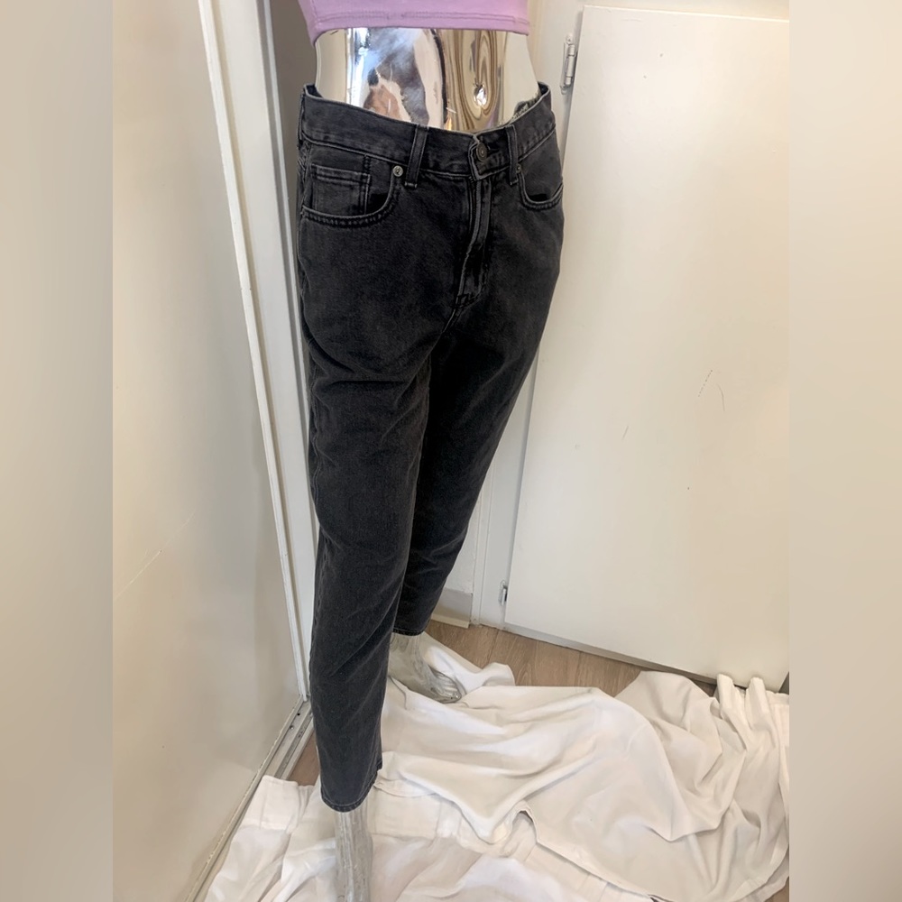 American Eagle High Waisted Skinny Jeans Black Size 2